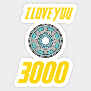 I Love You 3000 Sticker